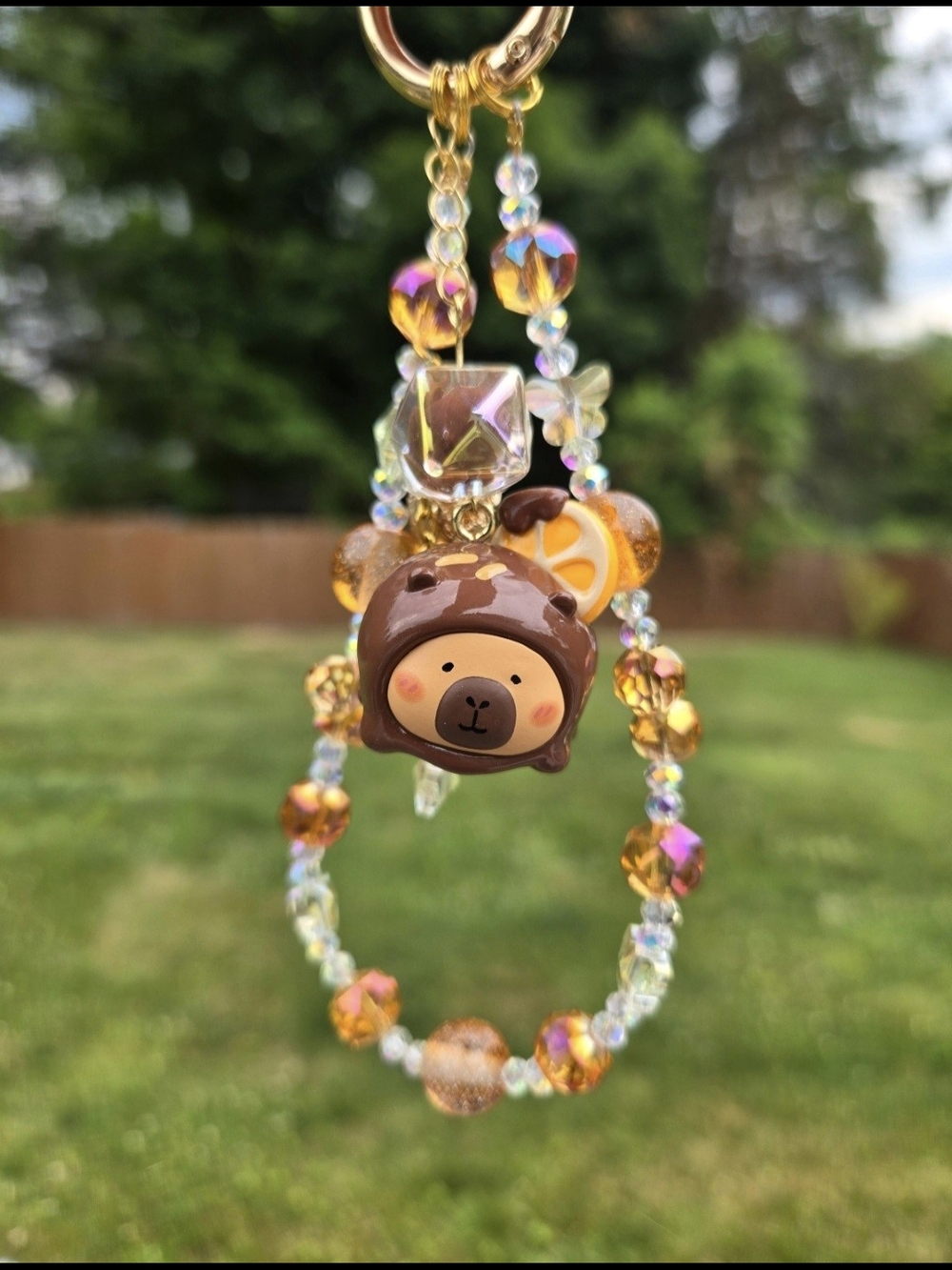 Capybara Phone Charm